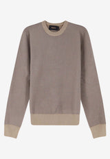 Hugo Boss Silk-Blend Knitted Sweater Beige 50555212255_OPEN WHITE_44129960