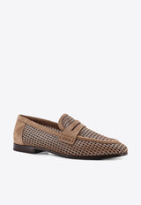 Brunello Cucinelli Perforated Suede Loafers Brown MZDVC3182C2767_CHESTNUT_40000119