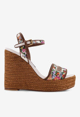 Dolce & Gabbana Lolita 90 Floral Wedge Sandals Multicolor CZ0318A64838V135_MultiColour_40005169