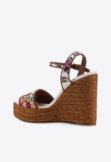Dolce & Gabbana Lolita 90 Floral Wedge Sandals Multicolor CZ0318A64838V135_MultiColour_40005169