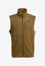 Logo-Patched Zip-Up Vest
