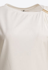 Draped Crewneck T-shirt