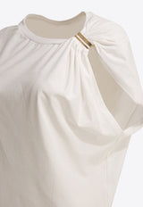 Draped Crewneck T-shirt