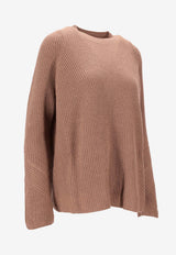 S Max Mara Molveno Ribbed Wool Sweater Camel 2529366121600MOLVENO_002