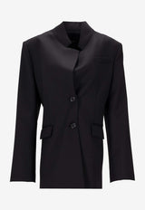 PINKO Fausta Wool-Blend Blazer Black 106098A306_Z99