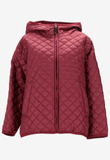 Max Mara The Cube Leo Quilted Jacket Red 2529486074600LEO_056