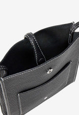 Ralph Lauren Play Grained Leather Crossbody Bag Black 427960562016_001