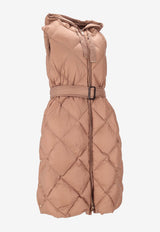 Max Mara The Cube Tregil Knee-Length Padded Vest Pink 2529296075600TREGIL_040 CA