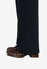 S Max Mara Pompeo Straight-Leg Pants Navy 2529786033600POMPEO_004