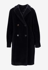 S Max Mara Roseto Double-Breasted Wool Coat Midnight Blue 2529016113600ROSETO_005