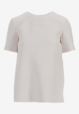 S Max Mara Tubo Crewneck T-shirt White 2529976021600TUBO_001