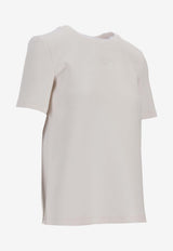 S Max Mara Tubo Crewneck T-shirt White 2529976021600TUBO_001