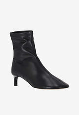 Dear Frances Fio 50 Leather Ankle Boots Black BKITB_01