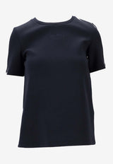 S Max Mara Tubo Crewneck T-shirt Navy 2529976021600TUBO_006