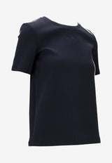 S Max Mara Tubo Crewneck T-shirt Navy 2529976021600TUBO_006