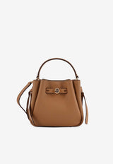 Tory Burch Mini Romy Leather Bucket Bag Brown 179988227_TIRAMISU_40005307