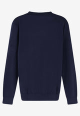 Polo Ralph Lauren Logo Embroidered Sweater Navy 710684957001_HUNTER NAVY_48136880