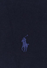 Polo Ralph Lauren Logo Embroidered Sweater Navy 710684957001_HUNTER NAVY_48136880