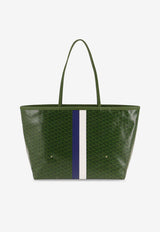 Tory Burch Racer Coated Canvas Tote Bag Green 178726300_Green_40005297