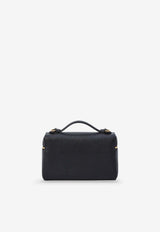 Tory Burch Romy Slim Vanity Bag in Hammered Leather Black 178948001_Black_40005287