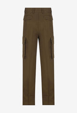 Valentino Straight-Leg Cargo Pants Green 8V3REB90AWK365_Military_42176950