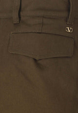 Valentino Straight-Leg Cargo Pants Green 8V3REB90AWK365_Military_42176950