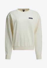 Logo-Plaque Crewneck Sweatshirt