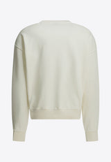 Logo-Plaque Crewneck Sweatshirt