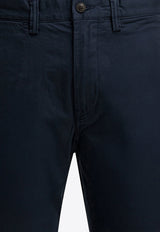 Stitched Straight-Leg Pants