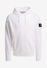 Stone Island Logo Patch Hooded Sweatshirt White 6100062S0051V0001_71ce0cf8-0bc7-4a45-a123-ef4810fa9961
