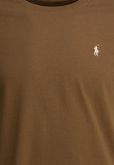 Logo-Embroidered Crewneck T-shirt