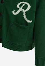 Printed Ribbed Cardigan