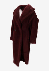 Max Mara Tedgirl Double-Breasted Fur Coat Cherry 2521016052600TEDGIRL_019