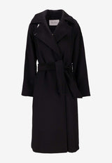 Max Mara Manuela Wool Double-Breasted Coat Black 2521016062600MANUELA_002