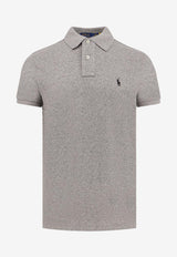 Polo Ralph Lauren Embroidered Pony Polo T-shirt Gray 710666998006_CANTERBURY HEATHER_48136907
