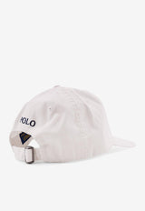 Polo Ralph Lauren Embroidered Pony Baseball Cap White 710548524011_WHITE NEWPORT NAVY_48136889