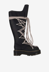 Rick Owens X Dr. Martens 1B60 Pentalace Knee-High Boots Black DW02E68110001_09