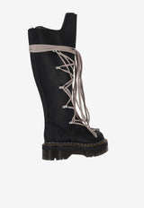 Rick Owens X Dr. Martens 1B60 Pentalace Knee-High Boots Black DW02E68110001_09