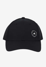 Adidas By Stella McCartney Logo Patch Baseball Cap Black IP0394_black