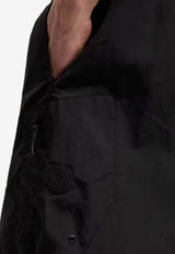 Moncler Logo Patch Nylon Swim Shorts Black L10912C00003597IQ_999