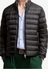 Moncler Rigel Biker Short Down Jacket Black L10911A00008597XQ_999