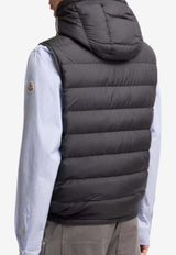Moncler Marseillan Hooded Down Gilet Black L10911A00019597X2_999