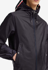 Moncler Grimpeurs Hooded Windbreaker Jacket Navy L10911A0009054155_743