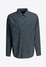 Logo-Embroidered Buttoned Shirt