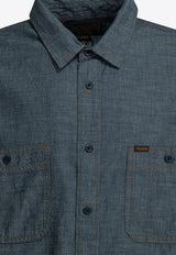 Logo-Embroidered Buttoned Shirt