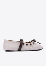 Mary Jane Leather Ballet Flats
