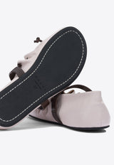 Mary Jane Leather Ballet Flats
