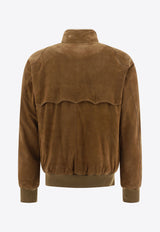 Leather Zip-Up Jacket
