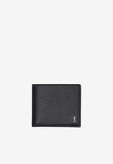Saint Laurent Tiny Cassandre East-West Wallet Black 847954AAELP_1000