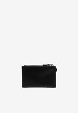 Prada Triangle Logo Zip Wallet Black 2TT141789F0002